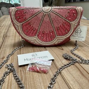 Mary Frances “Citrus in Paradise” Beaded Crossbody Bag | NWT
